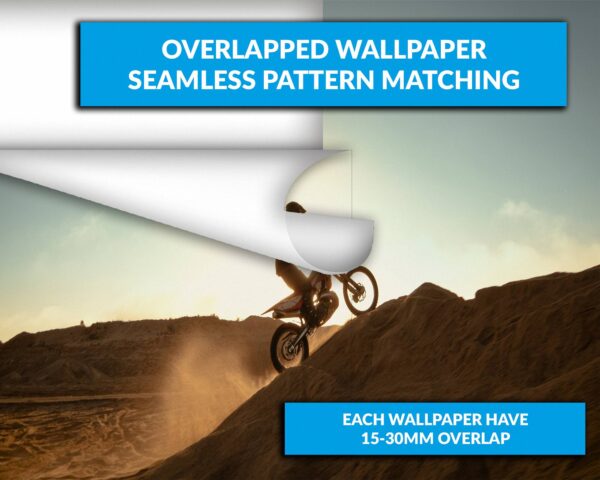 Motocross Offroad Drive Wallpaper Photo Wall Mural Wall UV Print Decal Wall Art Décor