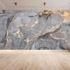 Grey Marble Wallpaper - Peel and Stick Wallpaper, Bedroom Wall Art, Marble Wall Design, Wall Decoration, Removable Wallpaper