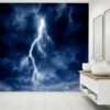 Sky Lightning Wallpaper Photo Wall Mural Wall UV Print Decal Wall Art Décor