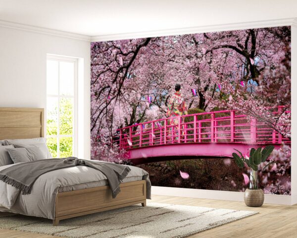 Bloom Season in Japan Wallpaper Photo Wall Mural Wall UV Print Decal Wall Art Décor