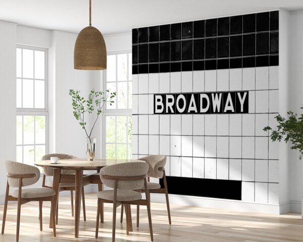 Broadway Sign Wallpaper Photo Wall Mural Wall UV Print Decal Wall Art Décor