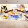 Waterproof mural capturing the beauty of the American wilderness