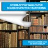 Vintage Books Wallpaper Photo Wall Mural Wall UV Print Decal Wall Art Décor