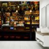 English Pub Wallpaper Photo Wall Mural Wall UV Print Decal Wall Art Décor