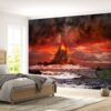 Volcano Magma Eruption Wallpaper Photo Wall Mural Wall UV Print Decal Wall Art Décor