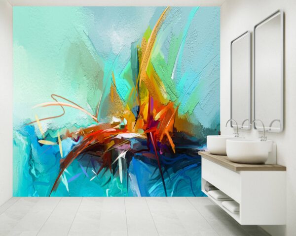 Abstract Painting Wallpaper Photo Wall Mural Wall UV Print Decal Wall Art Décor