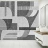 Gray Design Wallpaper Photo Wall Mural Wall UV Print Decal Wall Art Décor