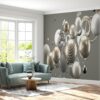 Background with 3D Effect Balls Wallpaper Photo Wall Mural Wall UV Print Decal Wall Art Décor