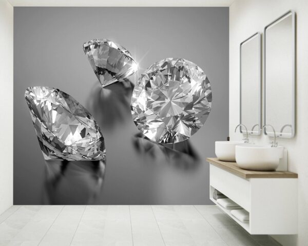 Group of Diamonds Wallpaper Photo Wall Mural Wall UV Print Decal Wall Art Décor