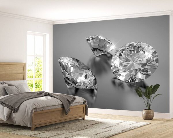 Group of Diamonds Wallpaper Photo Wall Mural Wall UV Print Decal Wall Art Décor