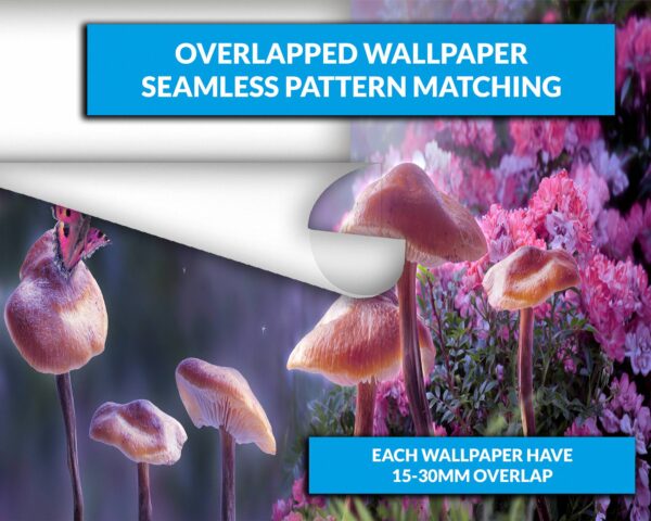 Magical Fantasy Mushrooms Wallpaper Photo Wall Mural Wall UV Print Decal Wall Art Décor