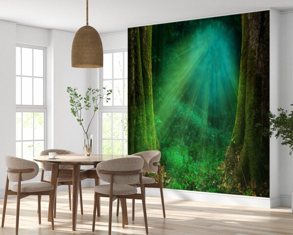 Magical Woods Landscape Wallpaper Photo Wall Mural Wall UV Print Decal Wall Art Décor