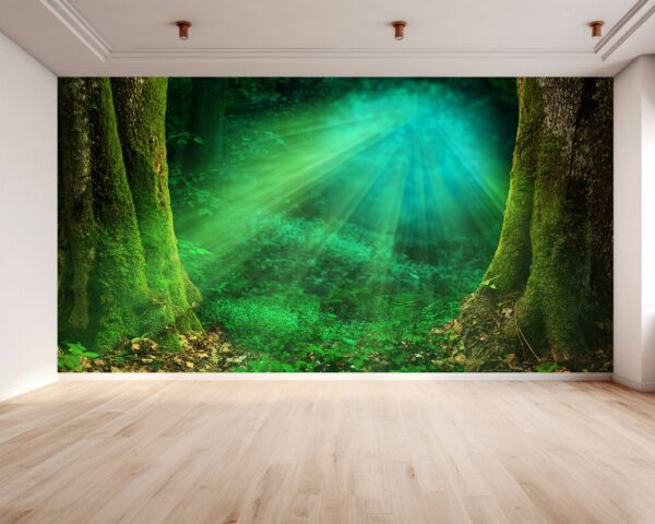 Magical Woods Landscape Wallpaper Photo Wall Mural Wall UV Print Decal Wall Art Décor