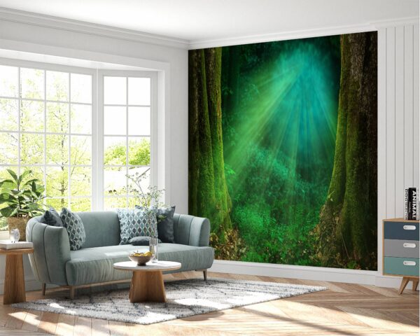 Magical Woods Landscape Wallpaper Photo Wall Mural Wall UV Print Decal Wall Art Décor