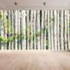 Bamboo Fance Background Wallpaper Photo Wall Mural Wall UV Print Decal Wall Art Décor