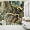 Amazing green Marble Wallpaper Photo Wall Mural Wall UV Print Decal Wall Art Décor