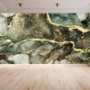 Amazing green Marble Wallpaper Photo Wall Mural Wall UV Print Decal Wall Art Décor