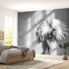 Angel in Black and White Wallpaper Photo Wall Mural Wall UV Print Decal Wall Art Décor