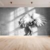 Angel in Black and White Wallpaper Photo Wall Mural Wall UV Print Decal Wall Art Décor