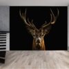 Peel and stick Deer Portrait Wall Mural roll