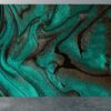 Dark Green Marble Wallpaper - Peel and Stick Wallpaper, Living Room Wall Mural, Marble Wall Design, Wall Decor, Removable Wallpaper