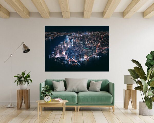 New York Wall Sticker - Self Adhesive Wall Sticker, City Landscape Art, Wall Decoration, Removable Vinyl, Easy To Install