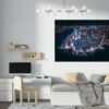 New York Wall Sticker - Self Adhesive Wall Sticker, City Landscape Art, Wall Decoration, Removable Vinyl, Easy To Install