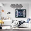 New York Wall Sticker - Self Adhesive Wall Sticker, City Landscape Art, Wall Decoration, Removable Vinyl, Easy To Install