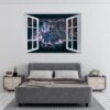 New York Wall Sticker - Self Adhesive Wall Sticker, City Landscape Art, Wall Decoration, Removable Vinyl, Easy To Install