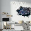 New York Wall Sticker - Self Adhesive Wall Sticker, City Landscape Art, Wall Decoration, Removable Vinyl, Easy To Install