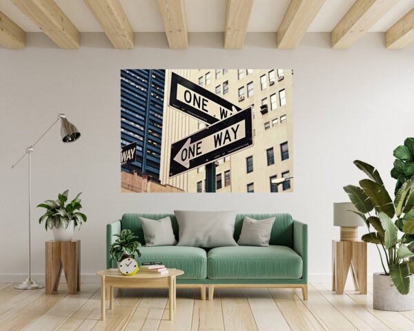 New York Wall Sticker - Self Adhesive Wall Sticker, City Landscape Art, Wall Decoration, Removable Vinyl, Easy To Install