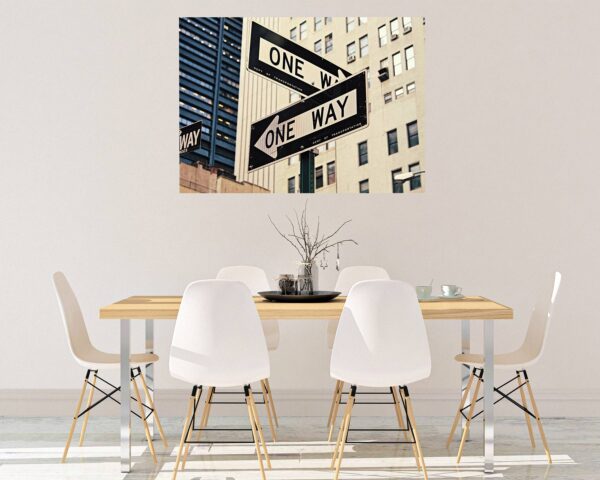 New York Wall Sticker - Self Adhesive Wall Sticker, City Landscape Art, Wall Decoration, Removable Vinyl, Easy To Install