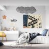 New York Wall Sticker - Self Adhesive Wall Sticker, City Landscape Art, Wall Decoration, Removable Vinyl, Easy To Install