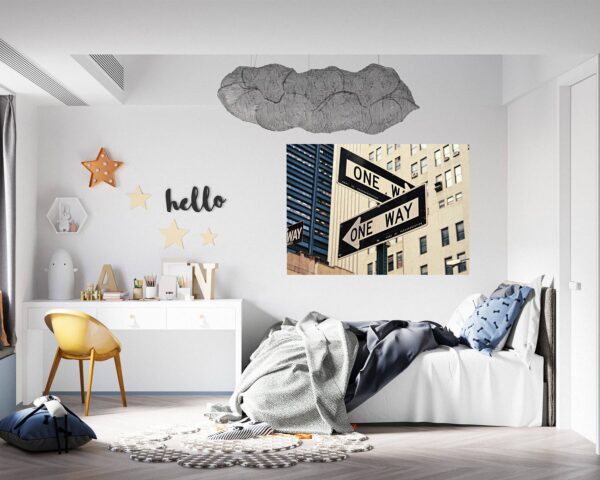 New York Wall Sticker - Self Adhesive Wall Sticker, City Landscape Art, Wall Decoration, Removable Vinyl, Easy To Install