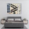 New York Wall Sticker - Self Adhesive Wall Sticker, City Landscape Art, Wall Decoration, Removable Vinyl, Easy To Install