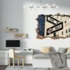 New York Wall Sticker - Self Adhesive Wall Sticker, City Landscape Art, Wall Decoration, Removable Vinyl, Easy To Install