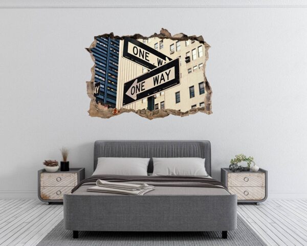 New York Wall Sticker - Self Adhesive Wall Sticker, City Landscape Art, Wall Decoration, Removable Vinyl, Easy To Install