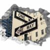 New York Wall Sticker - Self Adhesive Wall Sticker, City Landscape Art, Wall Decoration, Removable Vinyl, Easy To Install