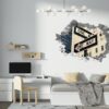 New York Wall Sticker - Self Adhesive Wall Sticker, City Landscape Art, Wall Decoration, Removable Vinyl, Easy To Install