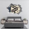 New York Wall Sticker - Self Adhesive Wall Sticker, City Landscape Art, Wall Decoration, Removable Vinyl, Easy To Install