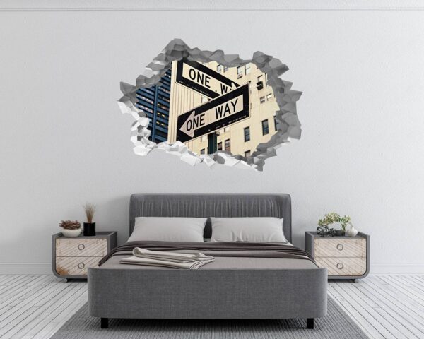 New York Wall Sticker - Self Adhesive Wall Sticker, City Landscape Art, Wall Decoration, Removable Vinyl, Easy To Install