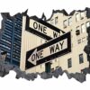 New York Wall Sticker - Self Adhesive Wall Sticker, City Landscape Art, Wall Decoration, Removable Vinyl, Easy To Install