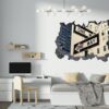 New York Wall Sticker - Self Adhesive Wall Sticker, City Landscape Art, Wall Decoration, Removable Vinyl, Easy To Install