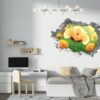 Wall Sticker Forest - Flower Wall Decal, Self Adhesive, Removable Vinyl, Easy to Install, Wall Decoration, Flower Wall Mural