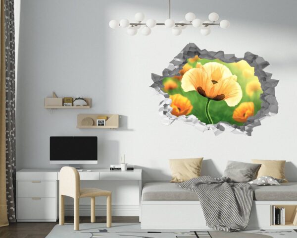 Wall Sticker Forest - Flower Wall Decal, Self Adhesive, Removable Vinyl, Easy to Install, Wall Decoration, Flower Wall Mural