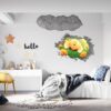 Wall Sticker Forest - Flower Wall Decal, Self Adhesive, Removable Vinyl, Easy to Install, Wall Decoration, Flower Wall Mural