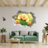 Wall Sticker Forest - Flower Wall Decal, Self Adhesive, Removable Vinyl, Easy to Install, Wall Decoration, Flower Wall Mural