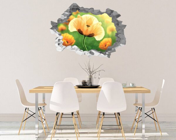 Wall Sticker Forest - Flower Wall Decal, Self Adhesive, Removable Vinyl, Easy to Install, Wall Decoration, Flower Wall Mural