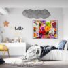 Wall Flower Sicker - Flower Wall Decal, Peel and Sick, Removable Vinyl, Easy to Install, Wall Decor, Flower Wall Mural