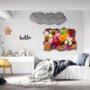 Wall Flower Sicker - Flower Wall Decal, Peel and Sick, Removable Vinyl, Easy to Install, Wall Decor, Flower Wall Mural